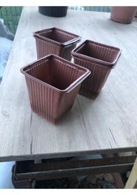 Hölpower 9X10'lu k Kare Bitki Üretim Saksısı 100 Adet