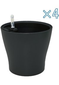 Biorfe Akıllı Saksı Kendi Kendini Sulayan 4 Adet Saksı