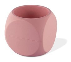 Karasu Plastik Küp Kaktüs Saksı Pembe Tek Alımda 6 Adet