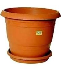 Köy Tohumları Plastik 2 Adet 7.5 lt Kaliteli Bahçe Balkon Saksı