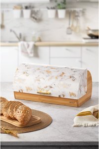 Kurt Home Kapaklı Beyaz Ekmek Kutusu