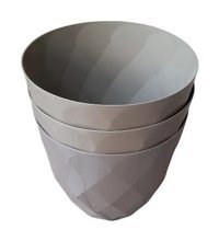 Bahat Plastik 3 Adet 9.2 lt Saksı Kahverengi