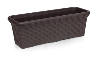 Hiper Hasır Balkon Askılı 6.5 lt Saksı Kahverengi