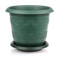 Hiper Otantik Tabaklı 4 lt Saksı Yeşil