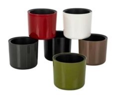 Poliwork Mimoza 0.8 lt Saksı Antrasit