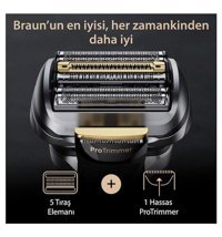 Braun 9577CC Islak Kablosuz Tıraş Makinesi