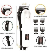 Calido Elektronik HK-700 Saç Sakal Kuru Kablosuz Tıraş Makinesi