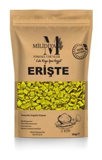 Milidiya Yöresel Ürünler Mısır Unlu Erişte 500 gr
