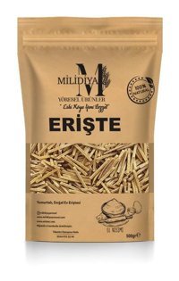 Milidiya Yöresel Ürünler Kepekli Erişte 500 gr