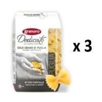 Granoro Dedicato Farfalle Makarna 3x500 gr
