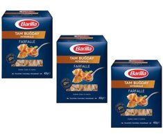 Barilla İntegrale Tam Buğday Unlu Farfalle Kelebek Makarna 3x400 gr
