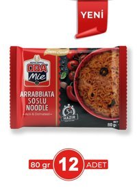 Oba Mie Arrabbiata Soslu Noodle 12x80 gr