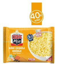 Oba Mie Köri Çeşnili Noodle 40x75 gr