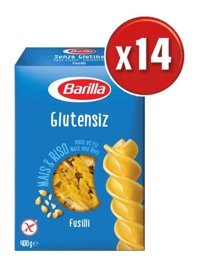 Barilla Glutensiz Fusilli Makarna 14x400 gr