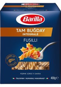 Barilla İntegrale Tam Buğday Unlu Fusilli Burgu Makarna 400 gr