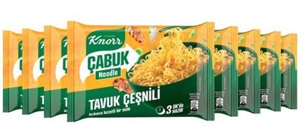 Knorr Çabuk Bardak Tavuk Çeşnili Noodle 8x66 gr