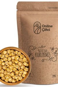 Karlıoğlu Denizli Kavrulmuş Tuzsuz Çıtır Beyaz Leblebi 1 kg