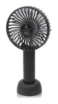 Ateştech Mini 3 Kademeli El Tipi Vantilatör Siyah