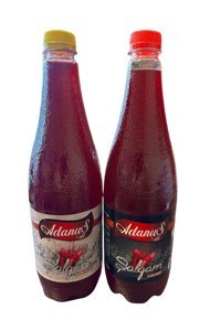 Adanus Organik Şekersiz Acılı-Acısız Şalgam 2x1 lt