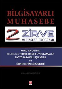 Bilgisayarlı Muhasebe Zirve Muhasebe Programı Hakan Aksakaloğlu Ekin Basım Yayın