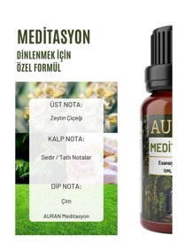 Auran Çim - Sedir Ağacı - Zeytin Çiçeği Oda Kokusu 10 ml