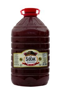5 Ocak Şekersiz Acılı Şalgam 4x5 lt