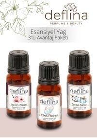 Deflina Kozmetik Çiçek Oda Kokusu 3x10 ml