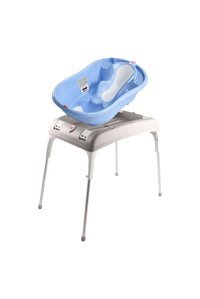 Ok Baby Evol Ayaklı Mavi Katlanır Bebek Küveti Seti