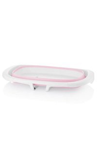 Babyjem Ayaklı Pembe Katlanır Bebek Küveti
