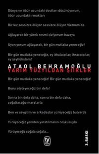 Yarım Yüzyıldan Şiirler Ataol Behramoğlu Tekin Yayınevi