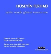 Aşktır Nerede Görsem Tanırım Onu Hüseyin Ferhad Yapı Kredi Yayınları