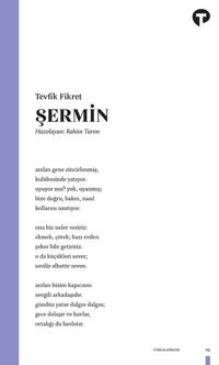 Şermin Tevfik Fikret Turkuvaz Kitap