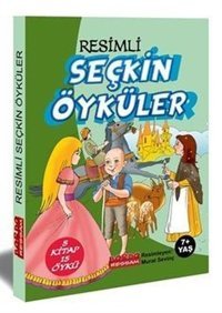 Resimli Seçkin Öyküler 5 Kitap 15 Öykü Seti - 7+ Yaş Kolektif Bordo Ressam