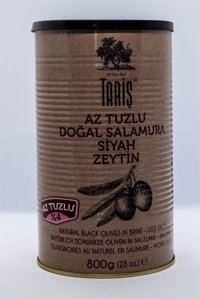 Tariş Salamura Az Tuzlu Siyah Zeytin Teneke 1.6 kg