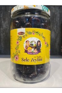 Üreten Anneler Az Tuzlu Siyah Zeytin Kavanoz 500 gr