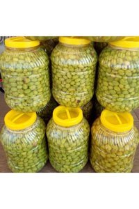 Akdeniz Yöresel Kırma Yeşil Zeytin Bidon 5 kg