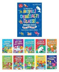 1.Sınıflar İçin Neşeli Denizaltı Ülkesi Hikaye Dizisi Kişisel Gelişim Değerler Eğitimi Seti - 10 Kit Kolektif Bıcırık Yayınları