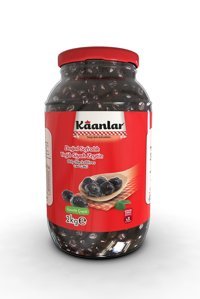 Kaanlar Siyah Zeytin Kavanoz 2 kg