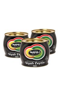 Namıı Gemlik Salamura Siyah Zeytin Teneke 4.5 kg