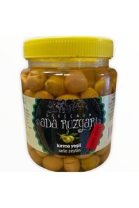 Ada Rüzgarı Doğal Ve Yöresel Ürünler Kırma Yeşil Zeytin Bidon 500 gr