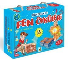 Bilge Çocuk ile Fen Öyküleri Seti - 10 Kitap Takım Necati Akbaba Damla Yayınevi