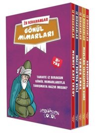 İz Bırakanlar - Gönül Mimarları Seti - 5 Kitap Takım Eda Bayrak Yediveren Çocuk