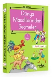 1. Sınıf Dünya Masallarından Seçmeler Heceli Seti 10 Kitap Takım Kolektif Pinokyo