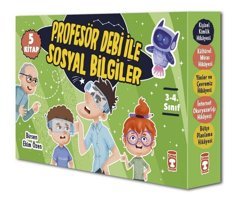 Profesör Debi ile Sosyal Bilgiler Seti - 5 Kitap Takım Birsen Ekim Özen Timaş Çocuk
