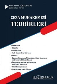 Ceza Muhakemesi Tedbirleri Mert Asker Yüksektepe Platon Hukuk Yayınevi