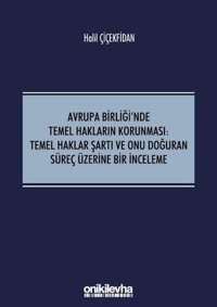 Avrupa Birliği'nde Temel Hakların Korunması: Temel Haklar Şartı ve Onu Doğuran Süreç Üzerine Bir İnce Halil Çiçekfidan On İki Levha Yayıncılık