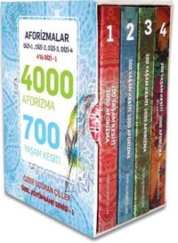 Aforizmalar Serisi-4 Kitap Takım Kutulu Özer Uçuran Çiller Marnet Yayıncılık