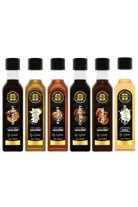 By Tüfekçi Karamel Vanilya Irısh Cream Çikolata Fındık Toffee Nut Aromalı Kahve Şurubu 6x60 ml