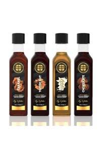 By Tüfekçi Karamel Fındık Vanilya Çikolata Aromalı Kahve Şurubu 4x60 ml