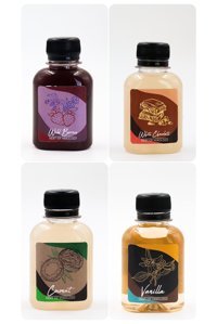 Next Of Kırmızı Meyveler Beyaz Çikolata Kokonat Vanilya Aromalı Kahve Şurubu 4x125 ml